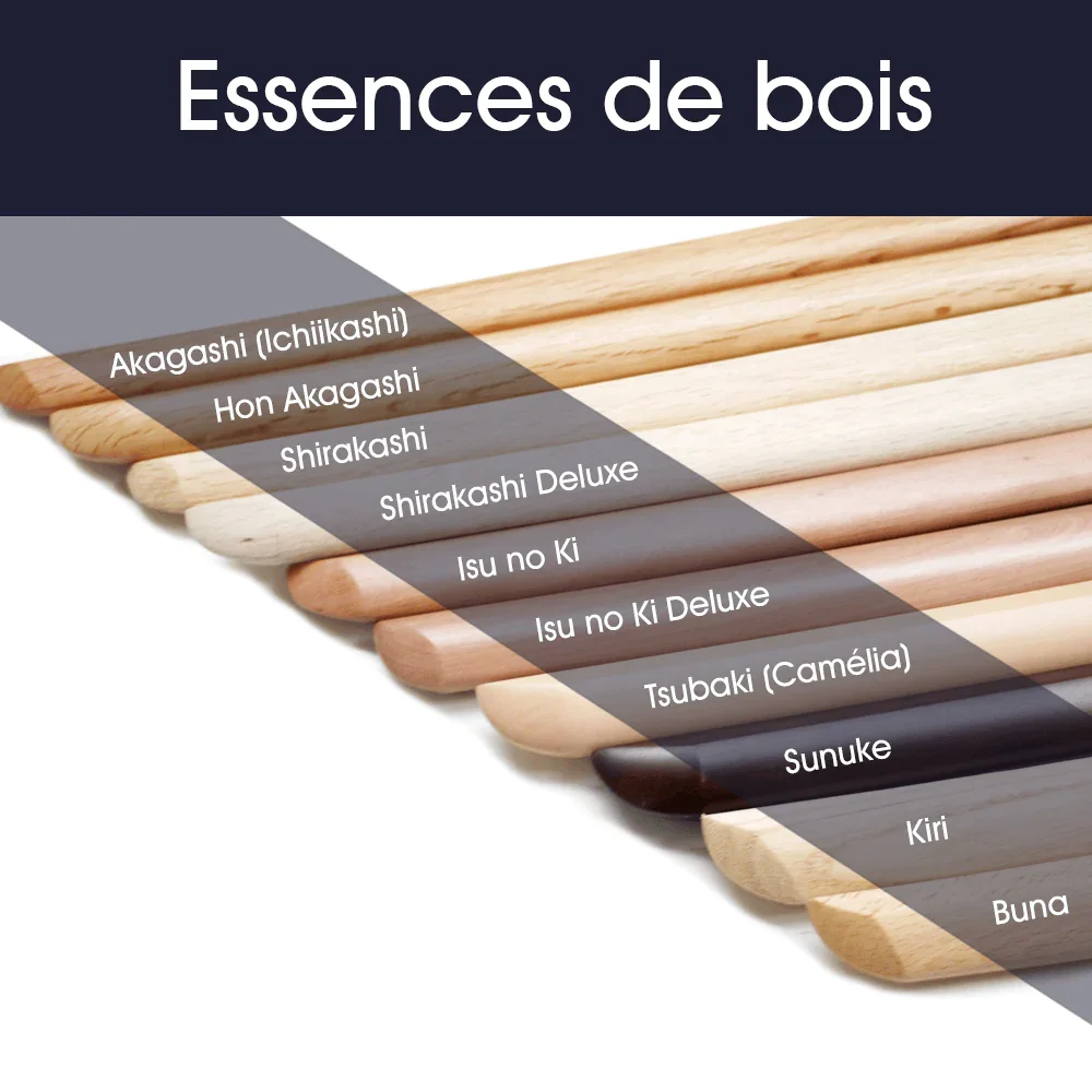 Aïkido - Essences de bois pour armes. AIKIDO ESM