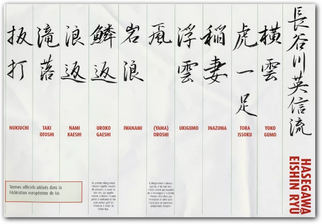 Iaïdo Musō shinden ryū - Chuden HASEGAWA EISHIN RYU - AIKIDO ESM