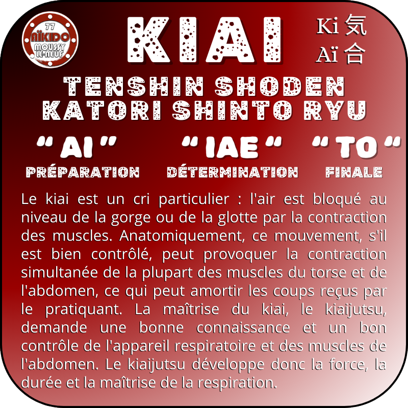 Kiai de TENSHIN SHODEN KATORI SHINTO RYU - AIKIDO ESM